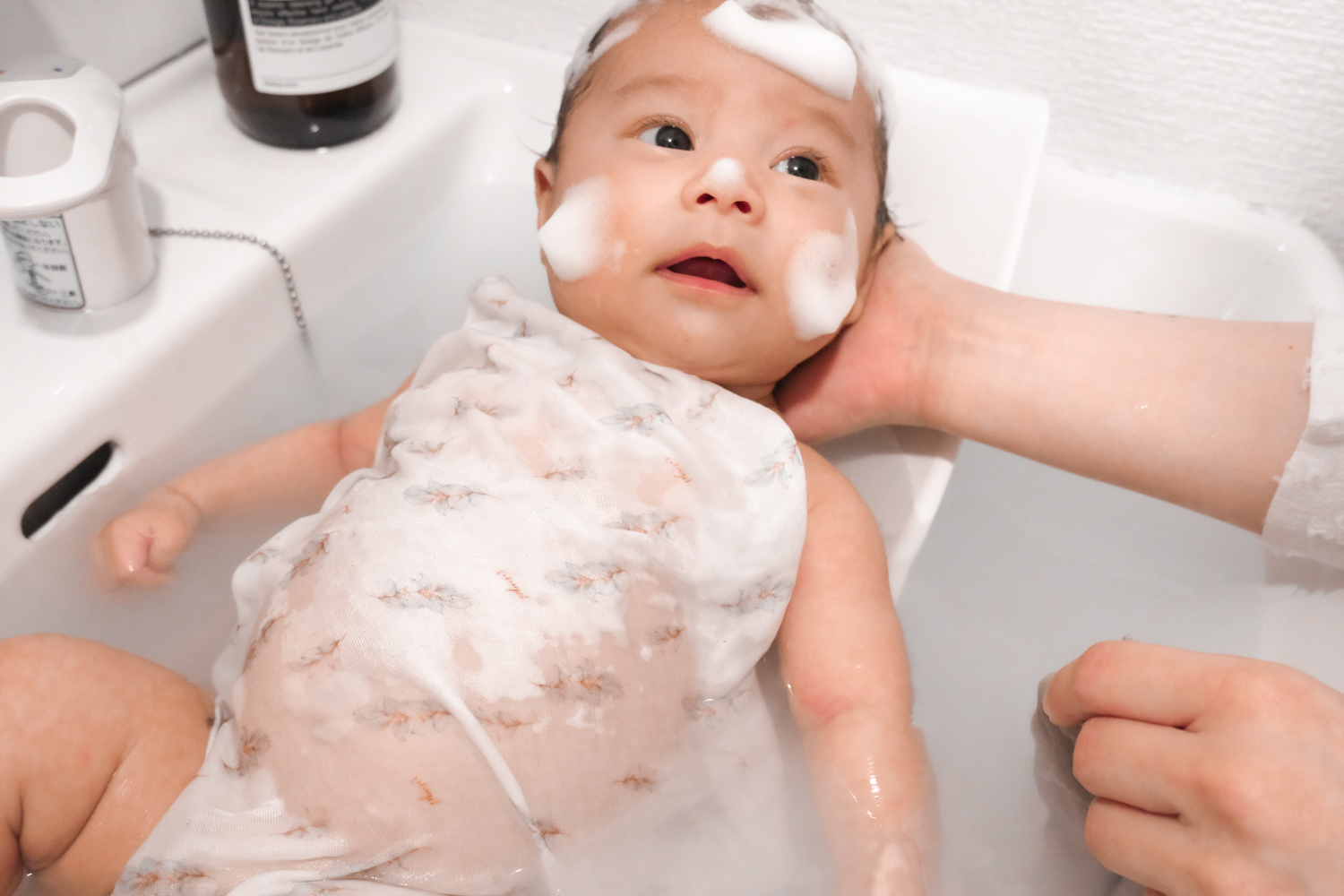 【ボックス付き】もこもこ天使スタイ&ガーゼ3枚セット