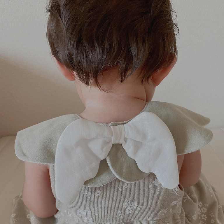 【ボックス付き】もこもこ天使スタイ&ガーゼ3枚セット