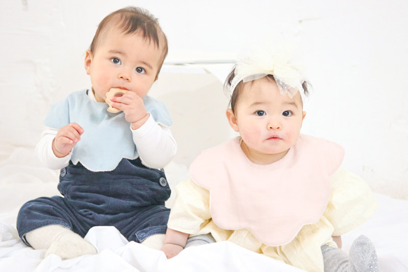 【ボックス付き】もこもこ天使スタイ&ガーゼ3枚セット