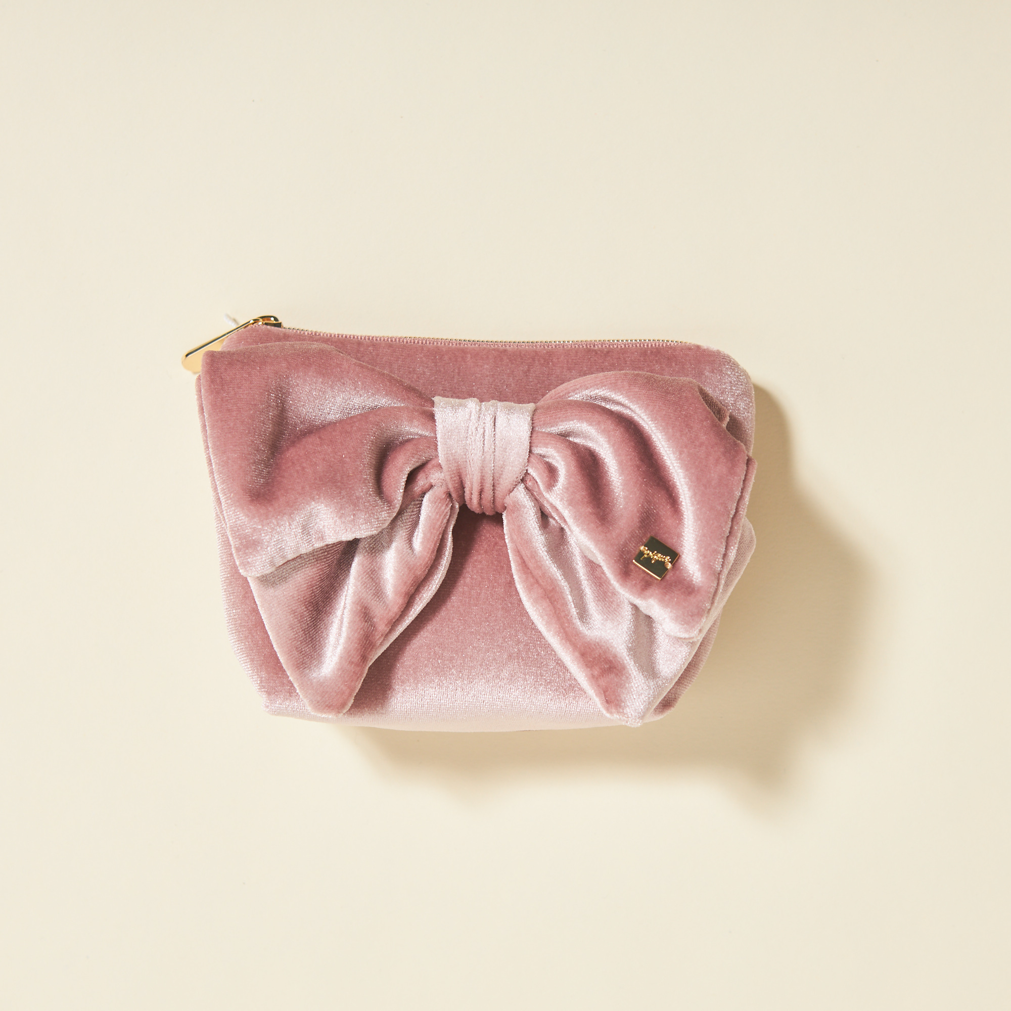 【WOMEN】ベロアリボン　ポーチ
