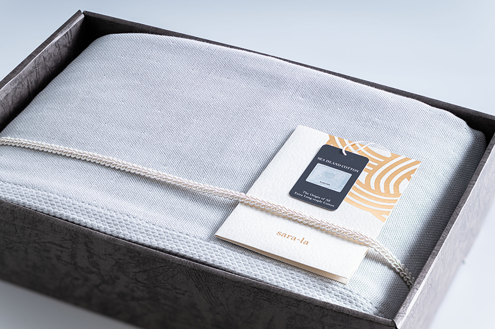 「礼-rei-シリーズ」タオルケット1枚 奇跡の綿花・アメリカンシーアイランドコットン 綿100%