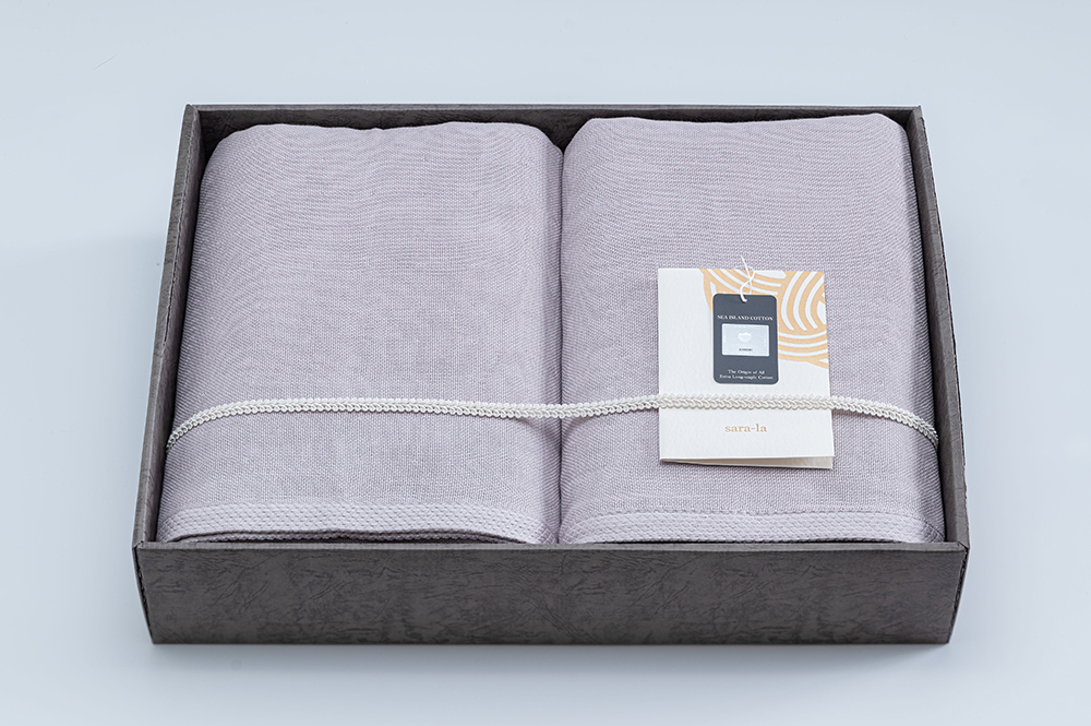 「礼-rei-シリーズ」タオルケット2枚 奇跡の綿花・アメリカンシーアイランドコットン 綿100%