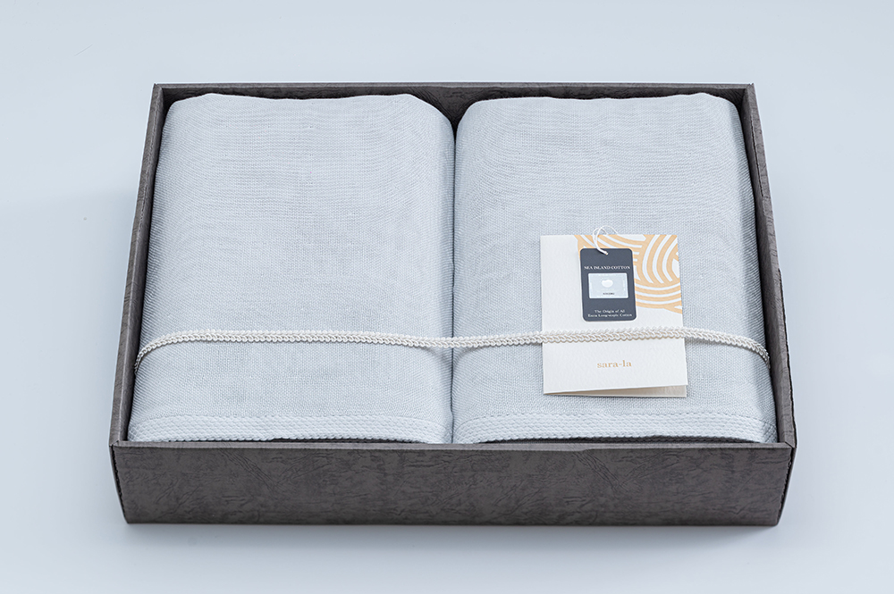 「礼-rei-シリーズ」タオルケット2枚 奇跡の綿花・アメリカンシーアイランドコットン 綿100%