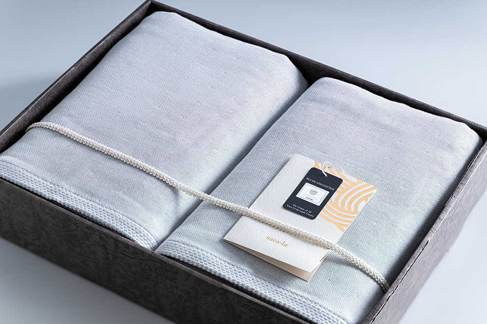 「礼-rei-シリーズ」タオルケット2枚 奇跡の綿花・アメリカンシーアイランドコットン 綿100%