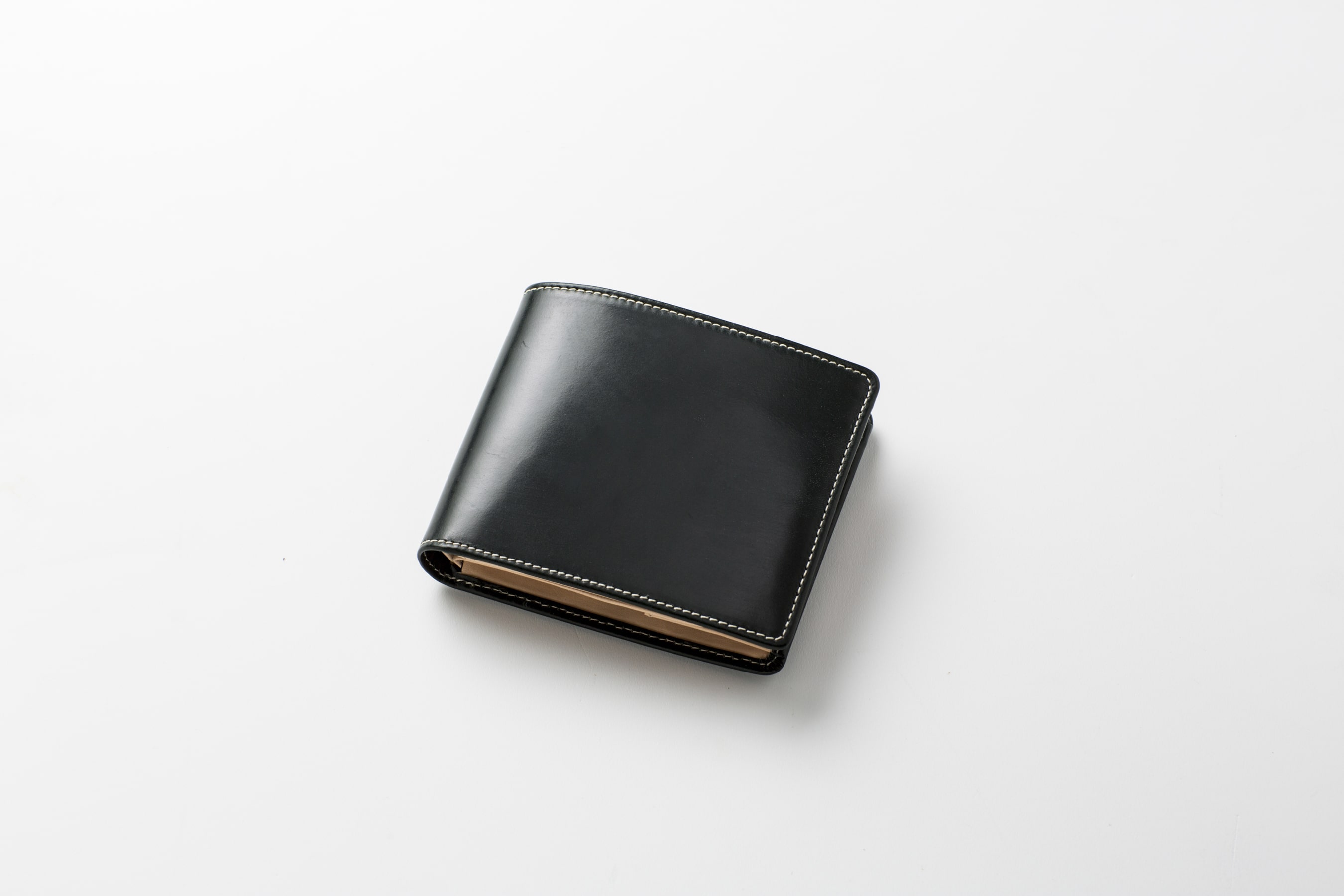 ブライドルレザー二つ折り財布