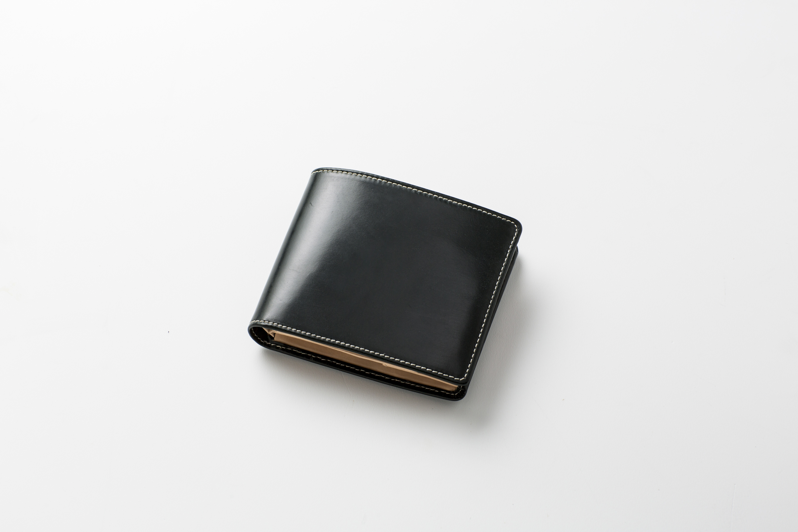 ブライドルレザー二つ折り財布