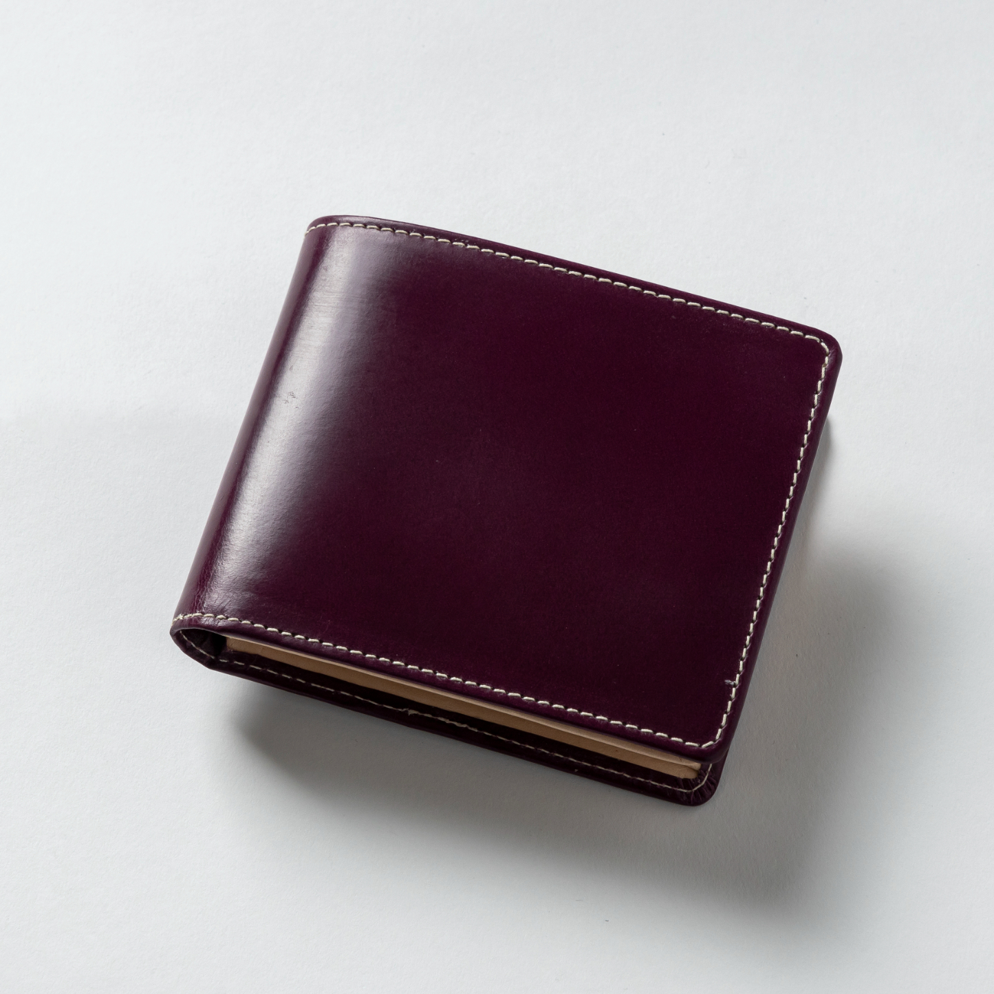 ブライドルレザー二つ折り財布