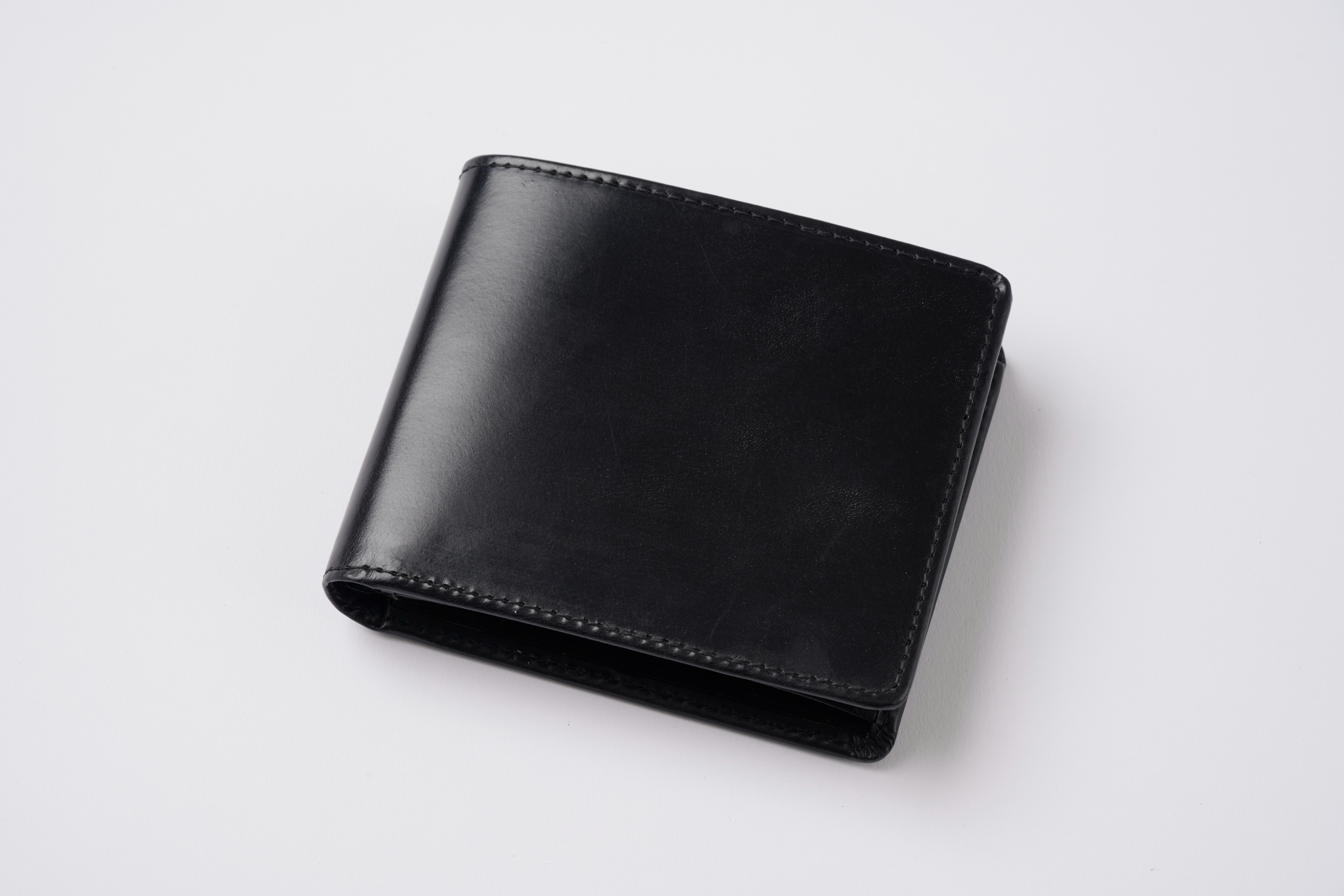 ブライドルレザー二つ折り財布