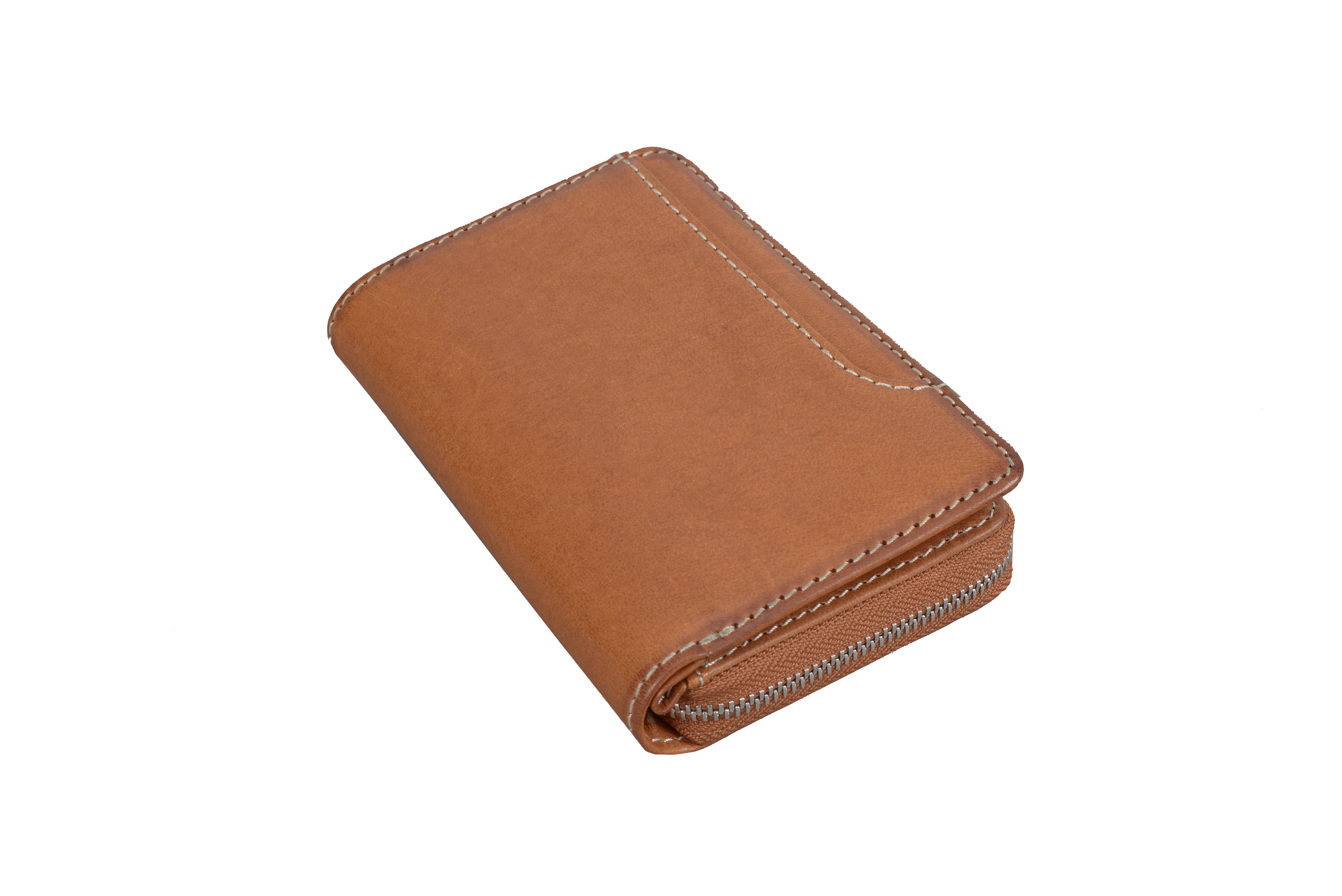 オリーチェバケッタレザーミディウォレット｜二つ折り財布