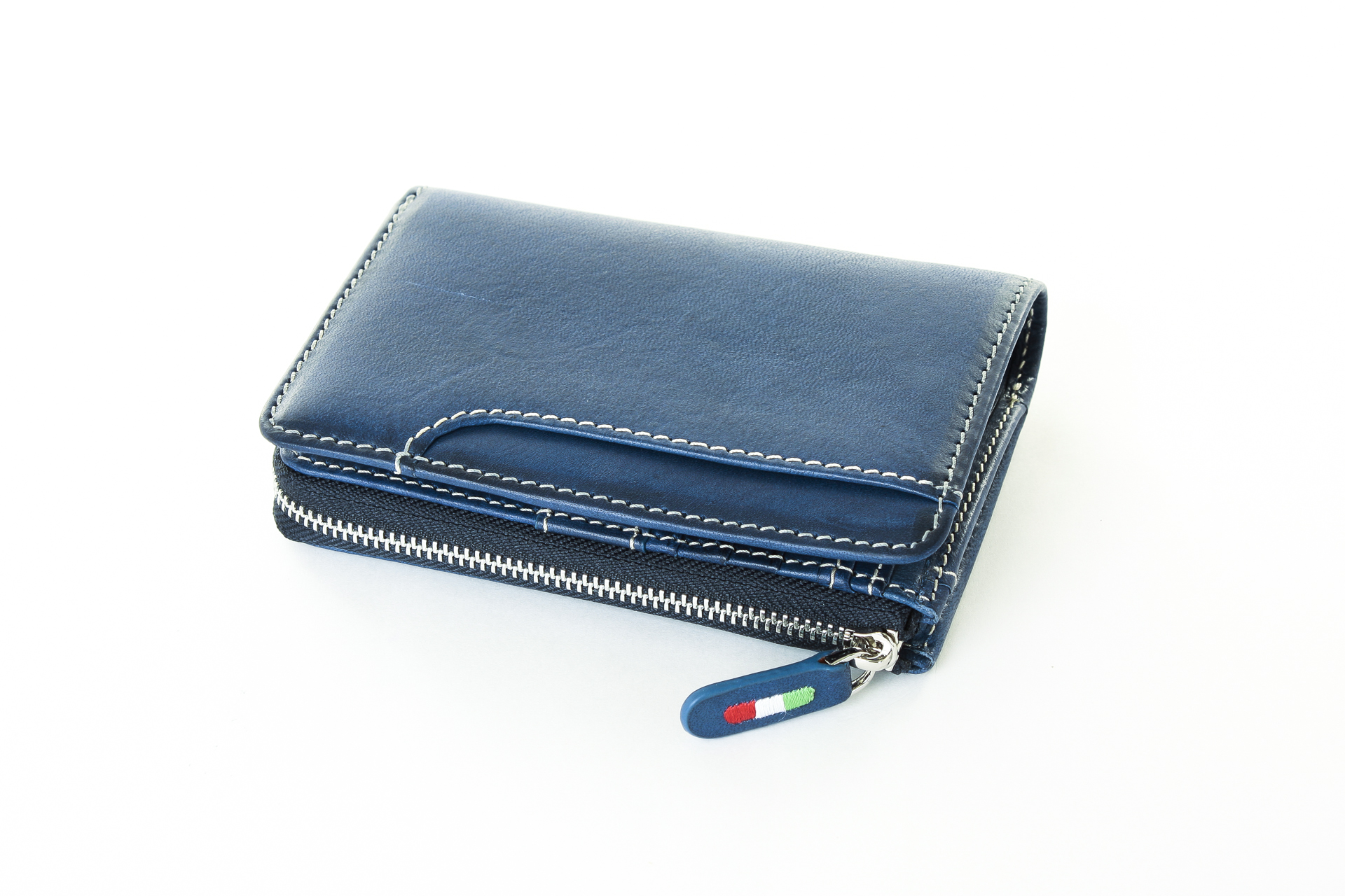 オリーチェバケッタレザーミディウォレット｜二つ折り財布