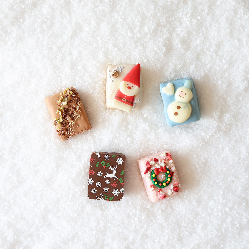 【クリスマス・数量限定】キューブラスク5個入　ジョワイユ・ノエル