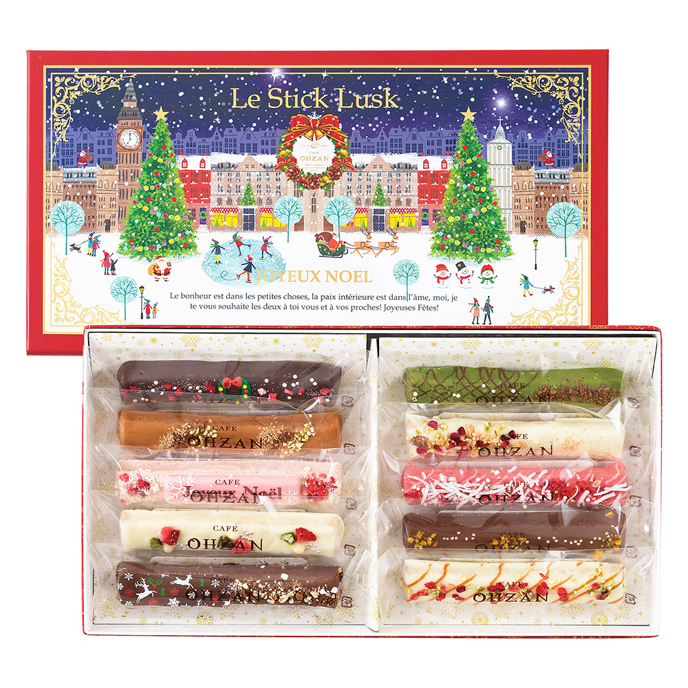 【クリスマス・数量限定】スティックラスク10本入 ネージュ