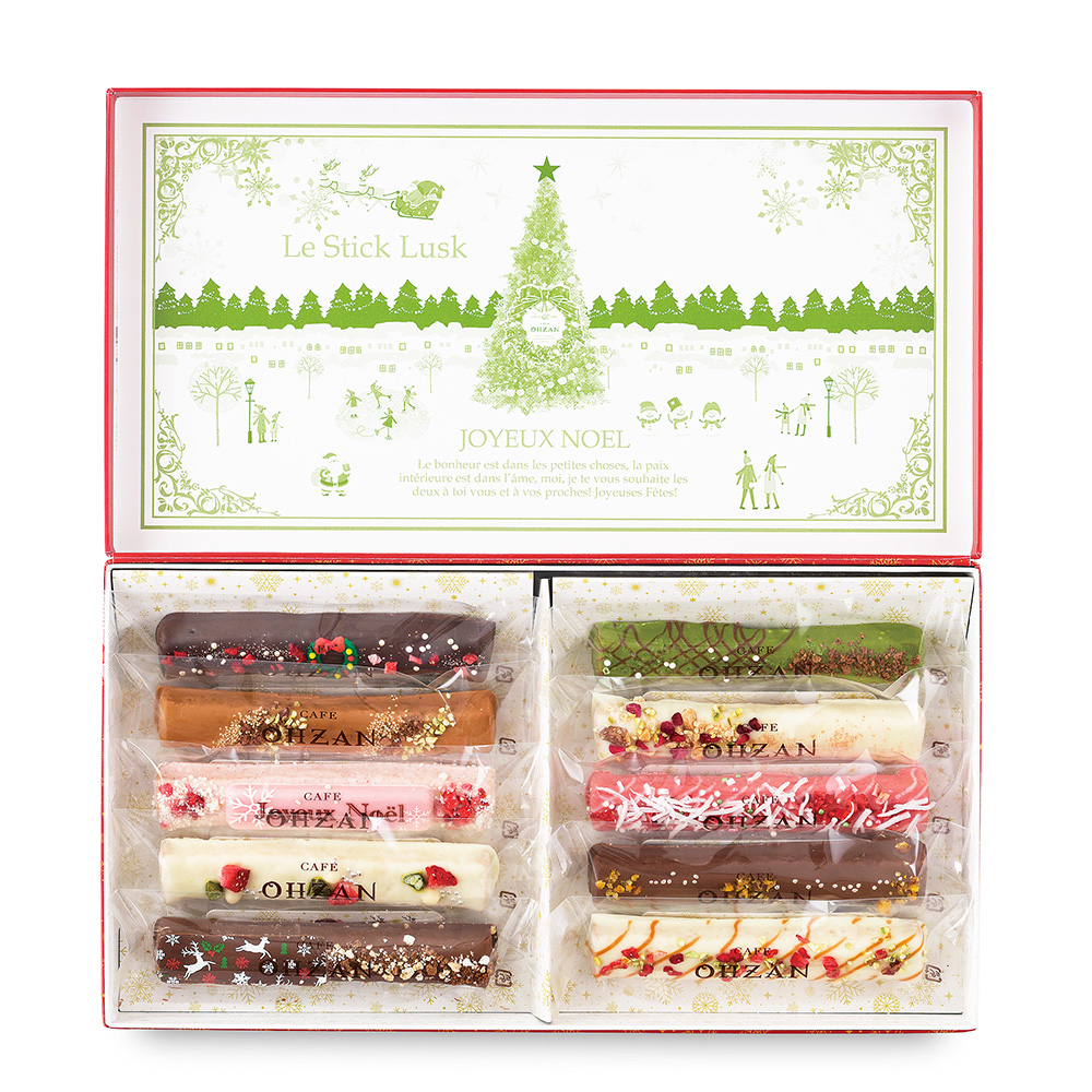 【クリスマス・数量限定】スティックラスク10本入 ネージュ