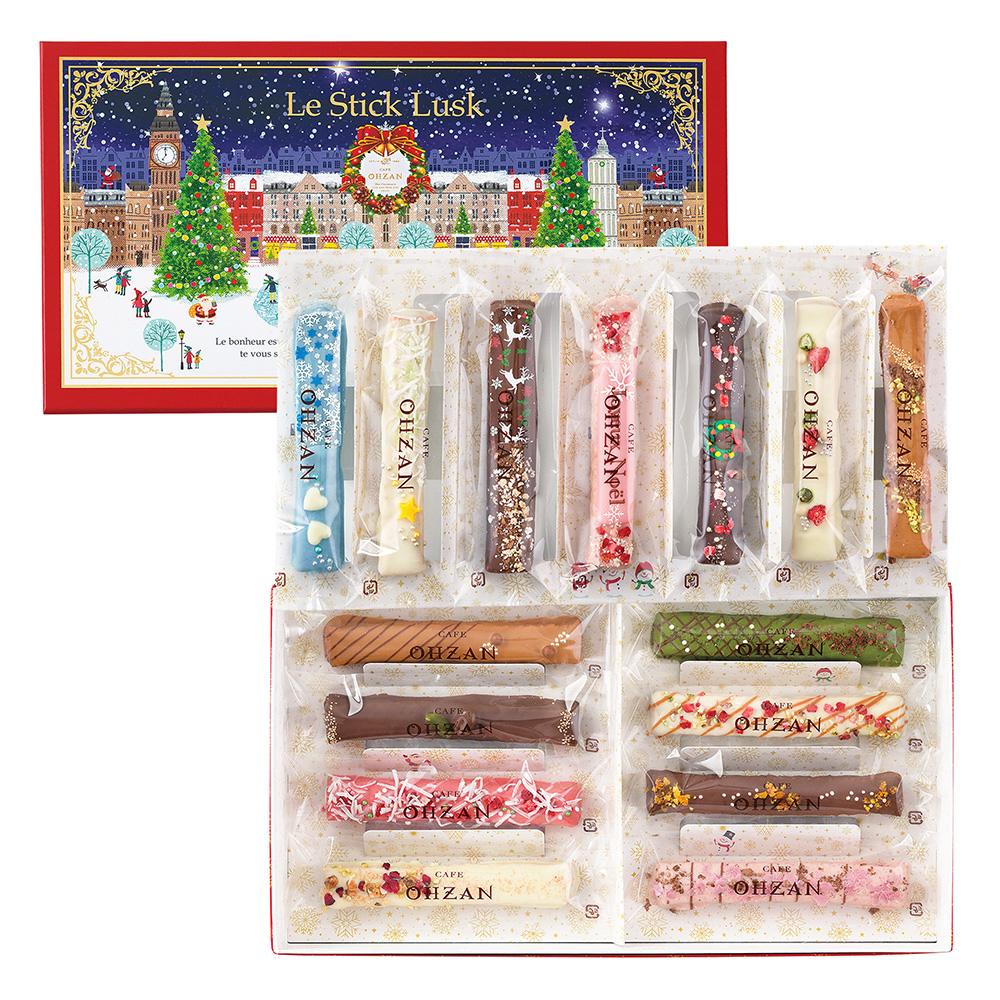 【クリスマス・数量限定】スティックラスク15本入 ネージュ