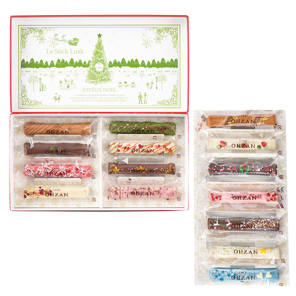 【クリスマス・数量限定】スティックラスク15本入 ネージュ