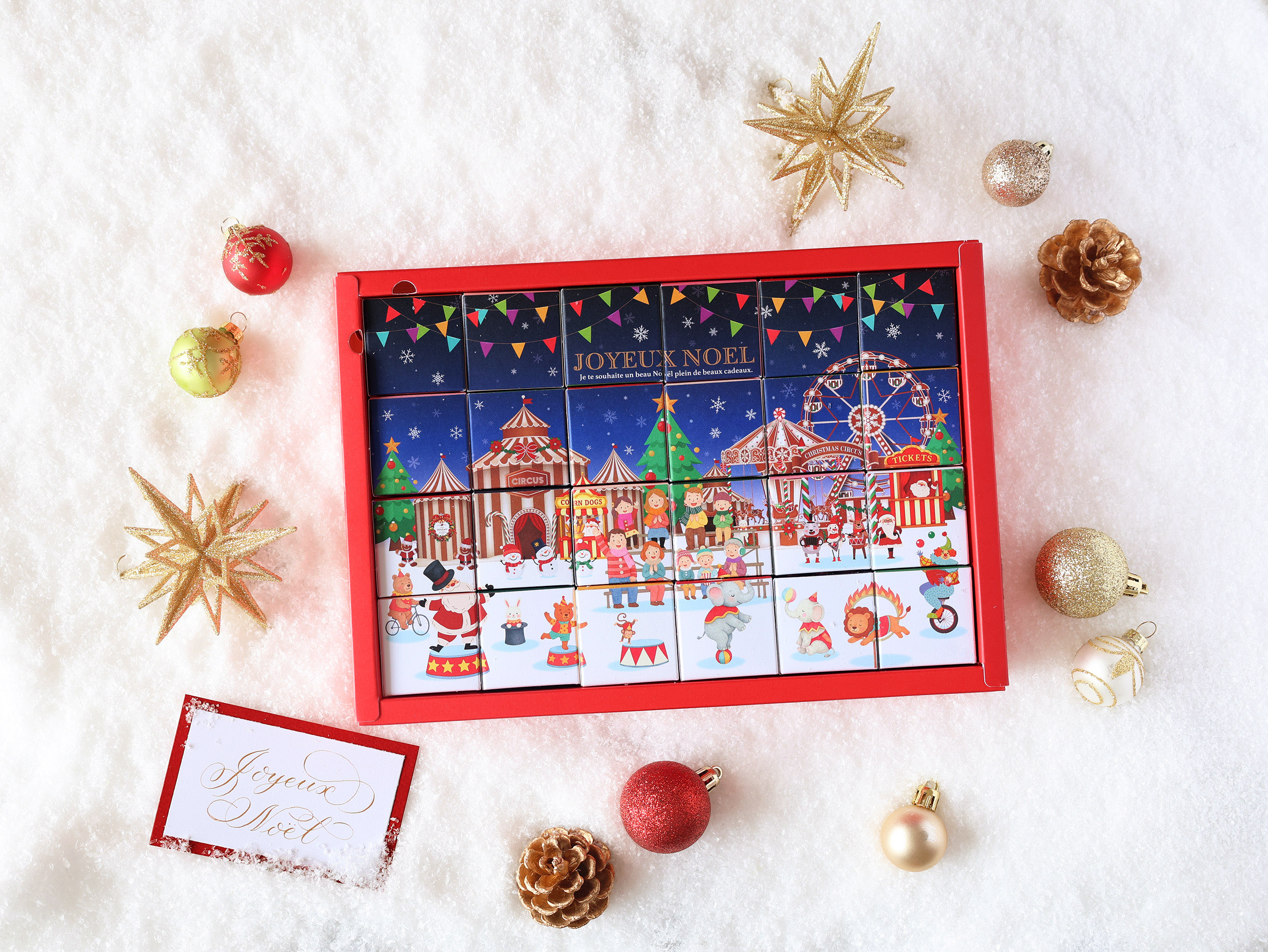 【クリスマス・数量限定】クリスマス キューブラスク24個入