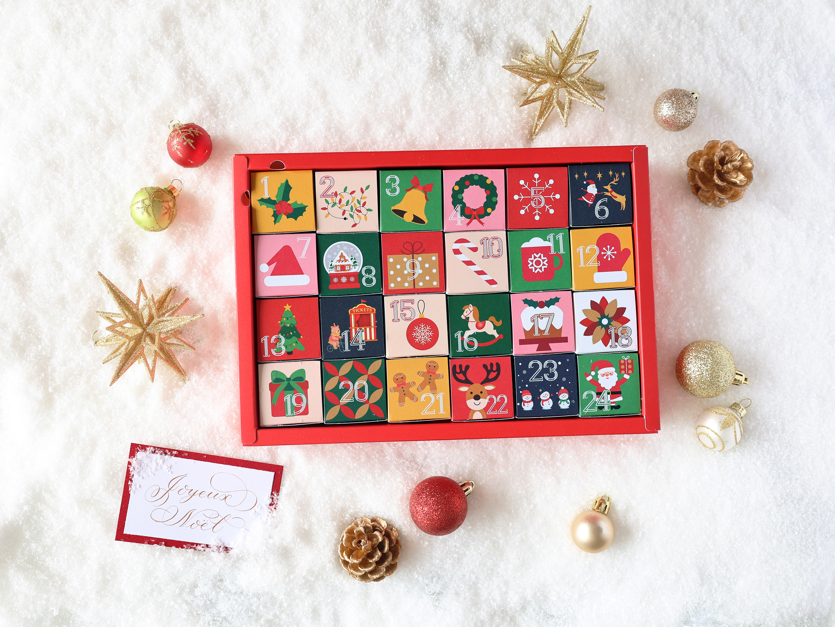 【クリスマス・数量限定】クリスマス キューブラスク24個入