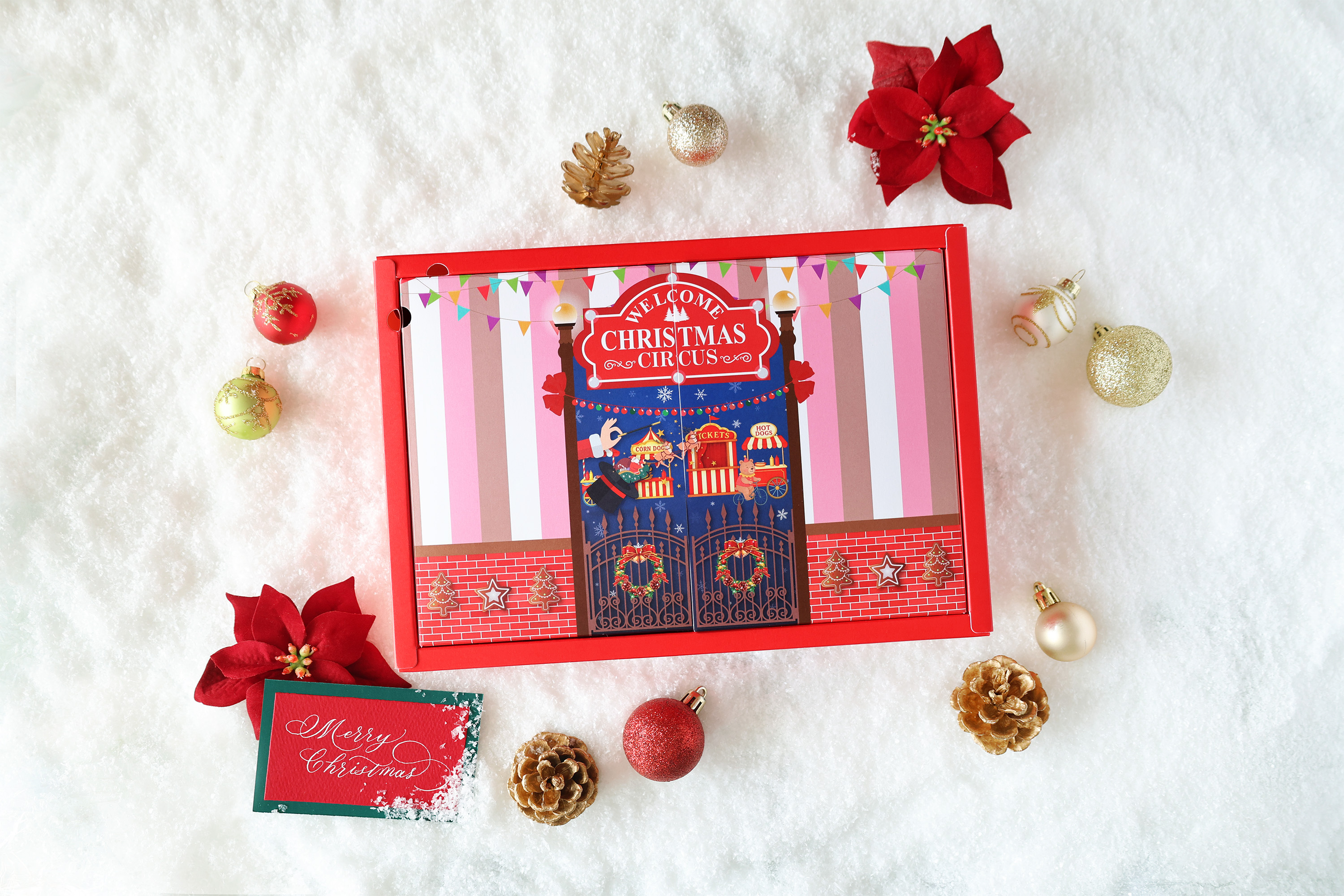 【クリスマス・数量限定】クリスマス キューブラスク24個入