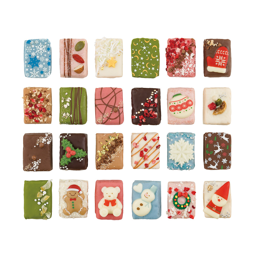 【クリスマス・数量限定】クリスマス キューブラスク24個入