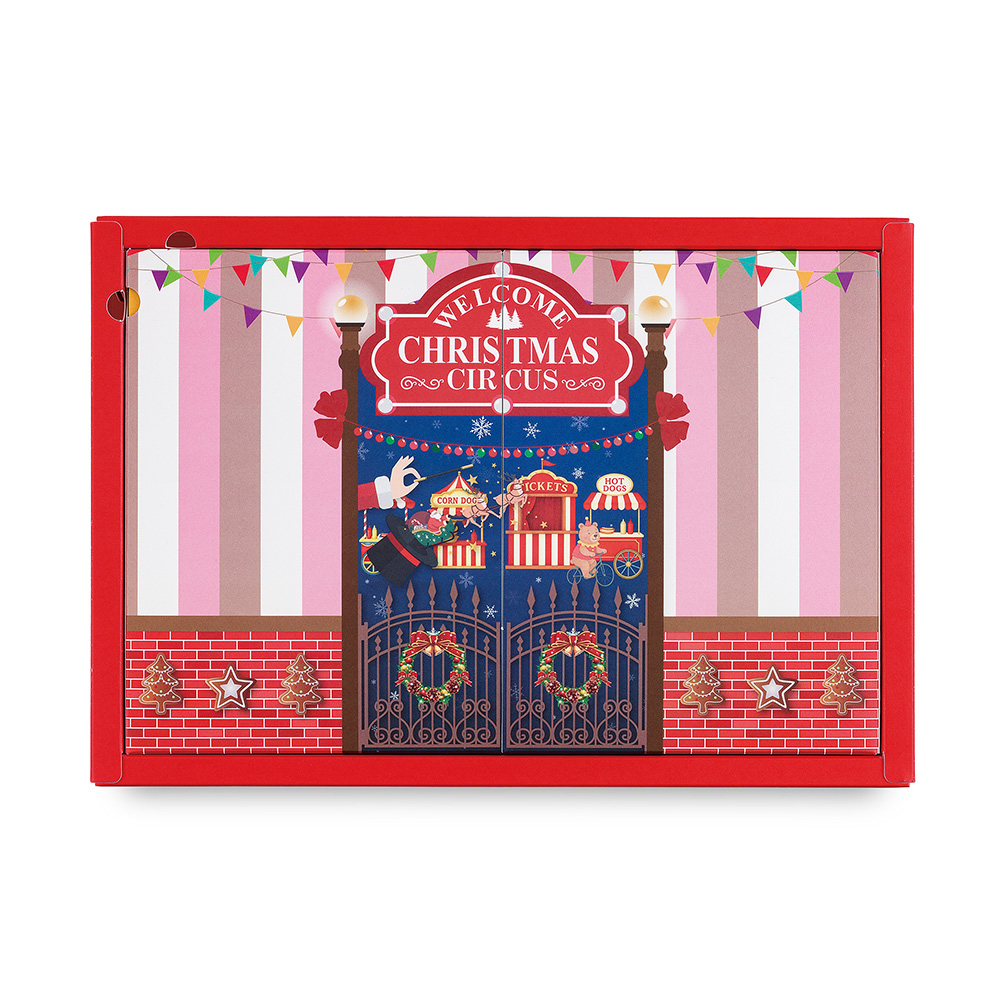 【クリスマス・数量限定】クリスマス キューブラスク24個入