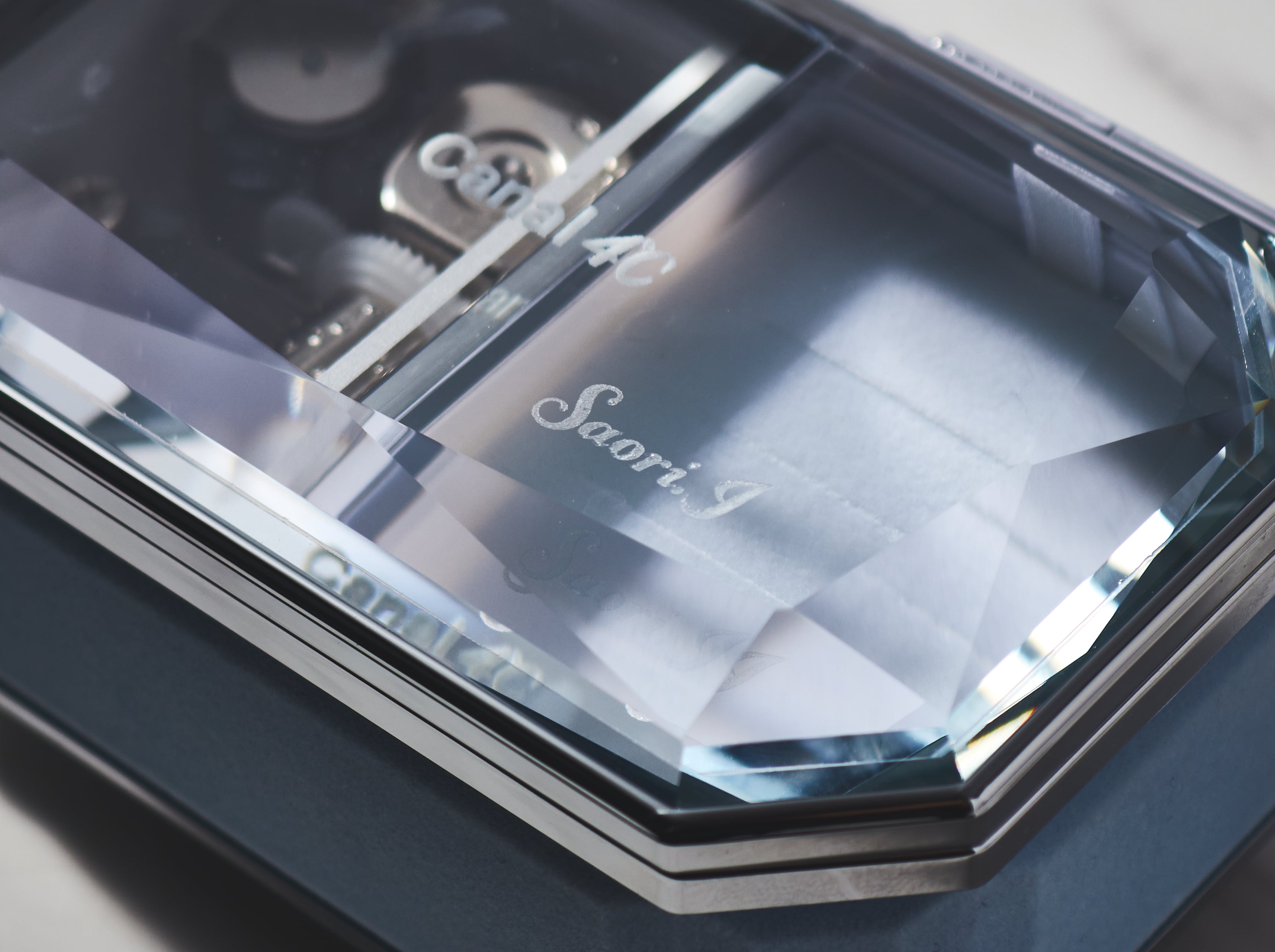 【名入れ】K10ピンクゴールドピアス&オルゴールケースセット