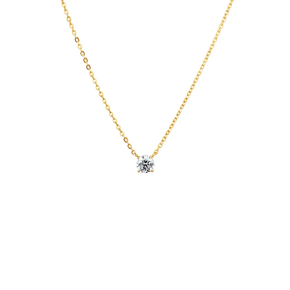 【名入れ】デザイン選べるネックレス＆Canal 4℃オリジナルポーチセット