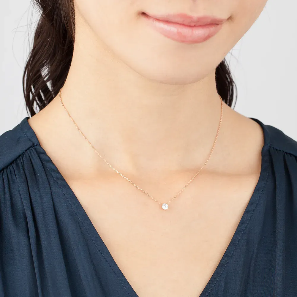 【名入れ】デザイン選べるネックレス＆Canal 4℃オリジナルポーチセット