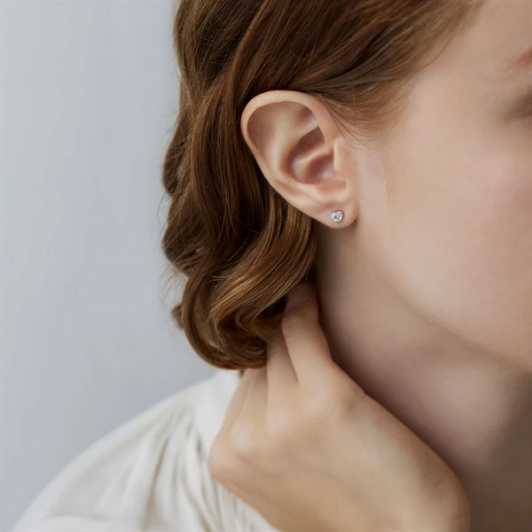 【名入れ】ハートシェイプK10ピアス&オルゴールケースセット