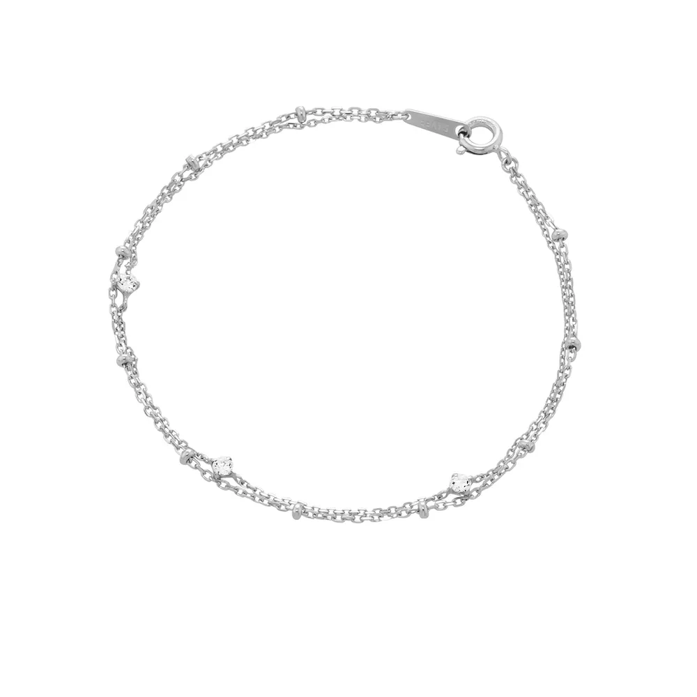 【名入れ】デザイン選べるCanal 4℃オリジナルポーチ&ブレスレットセット