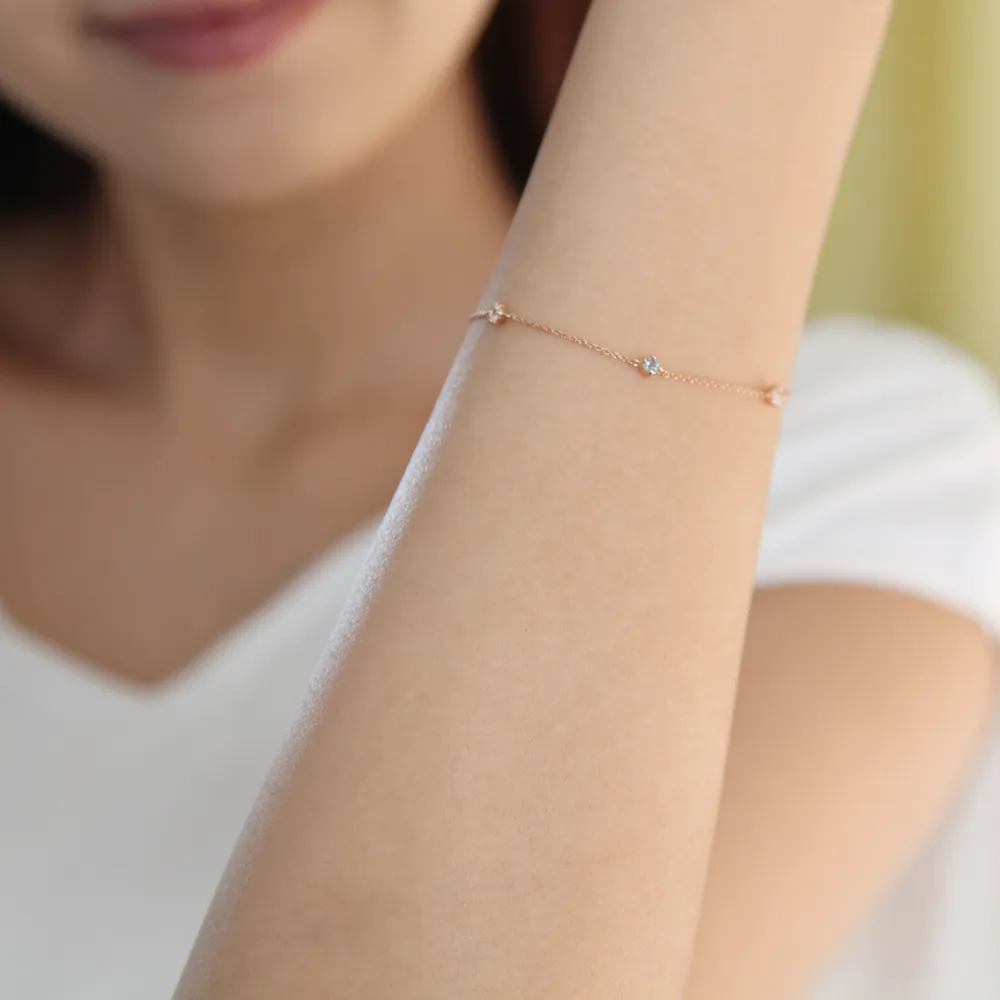 オリジナルベア&誕生石ブレスレットセット