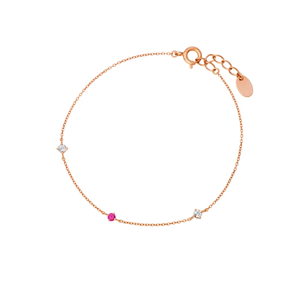 オリジナルベア&誕生石ブレスレットセット