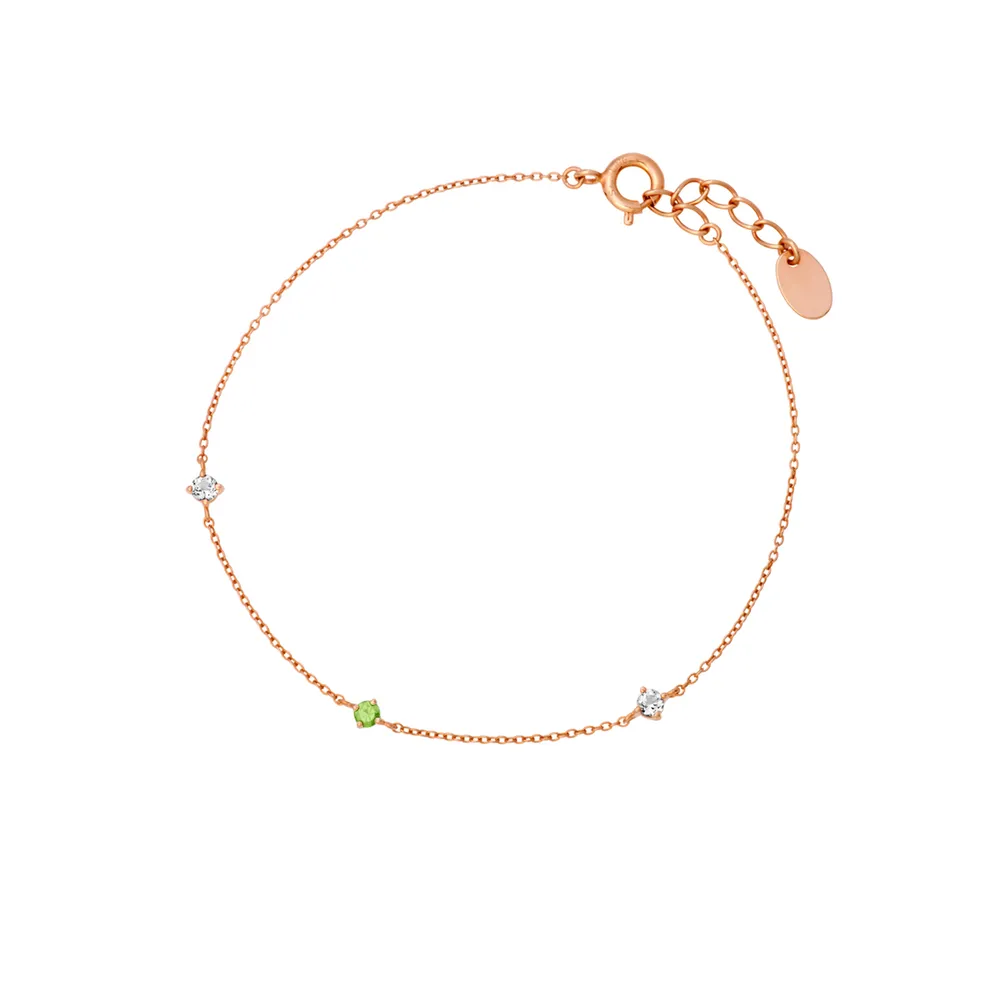 オリジナルベア&誕生石ブレスレットセット