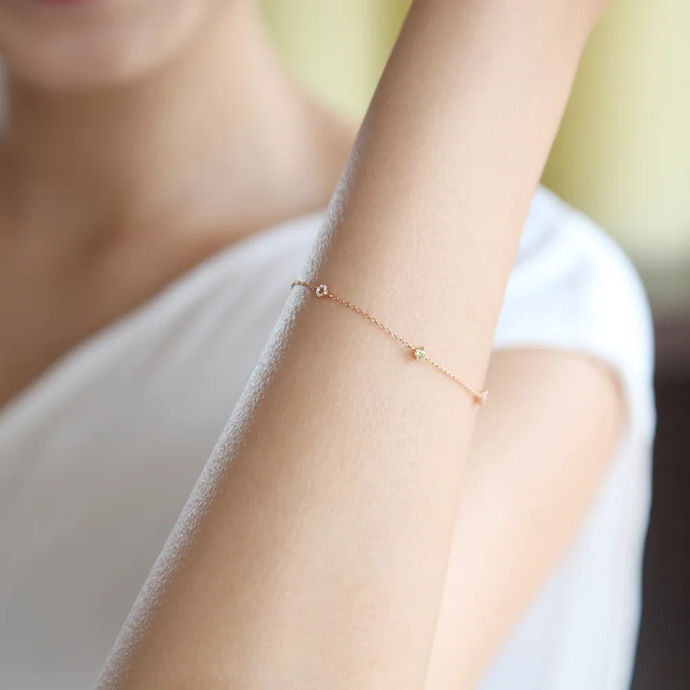 オリジナルベア&誕生石ブレスレットセット