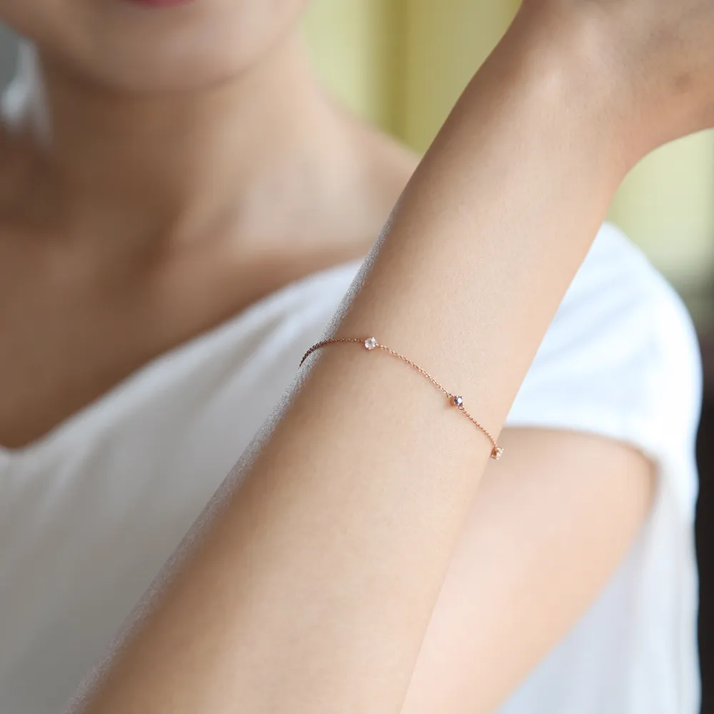 オリジナルベア&誕生石ブレスレットセット