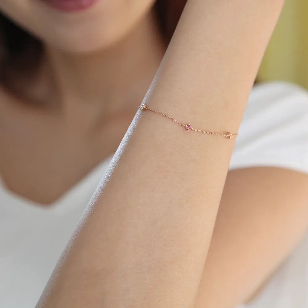 オリジナルベア&誕生石ブレスレットセット