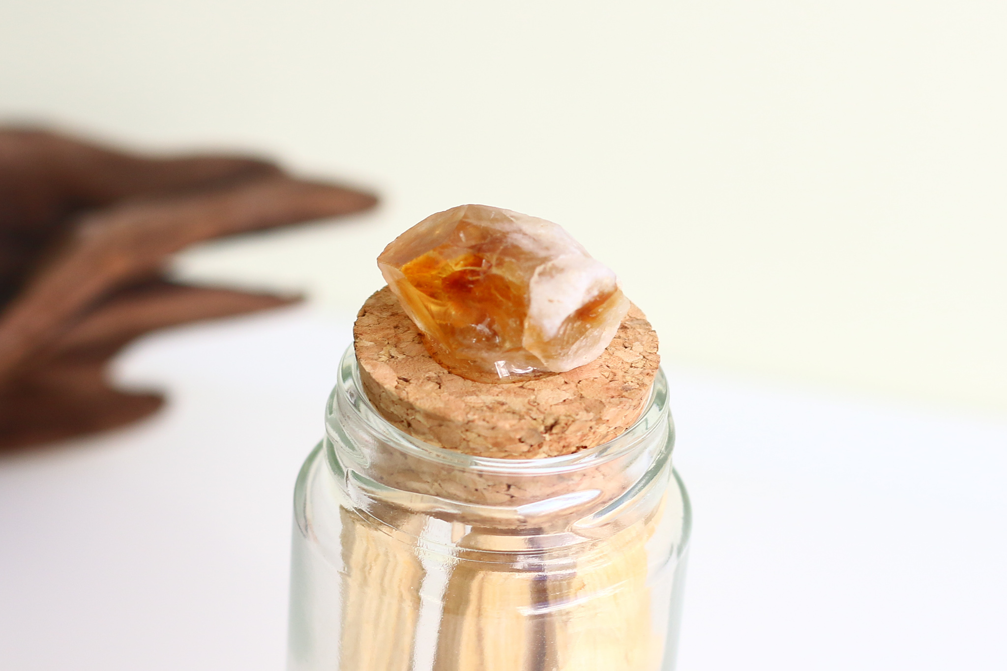 Positive Energy Palo Santo Bottle  ジェムストーン付き 