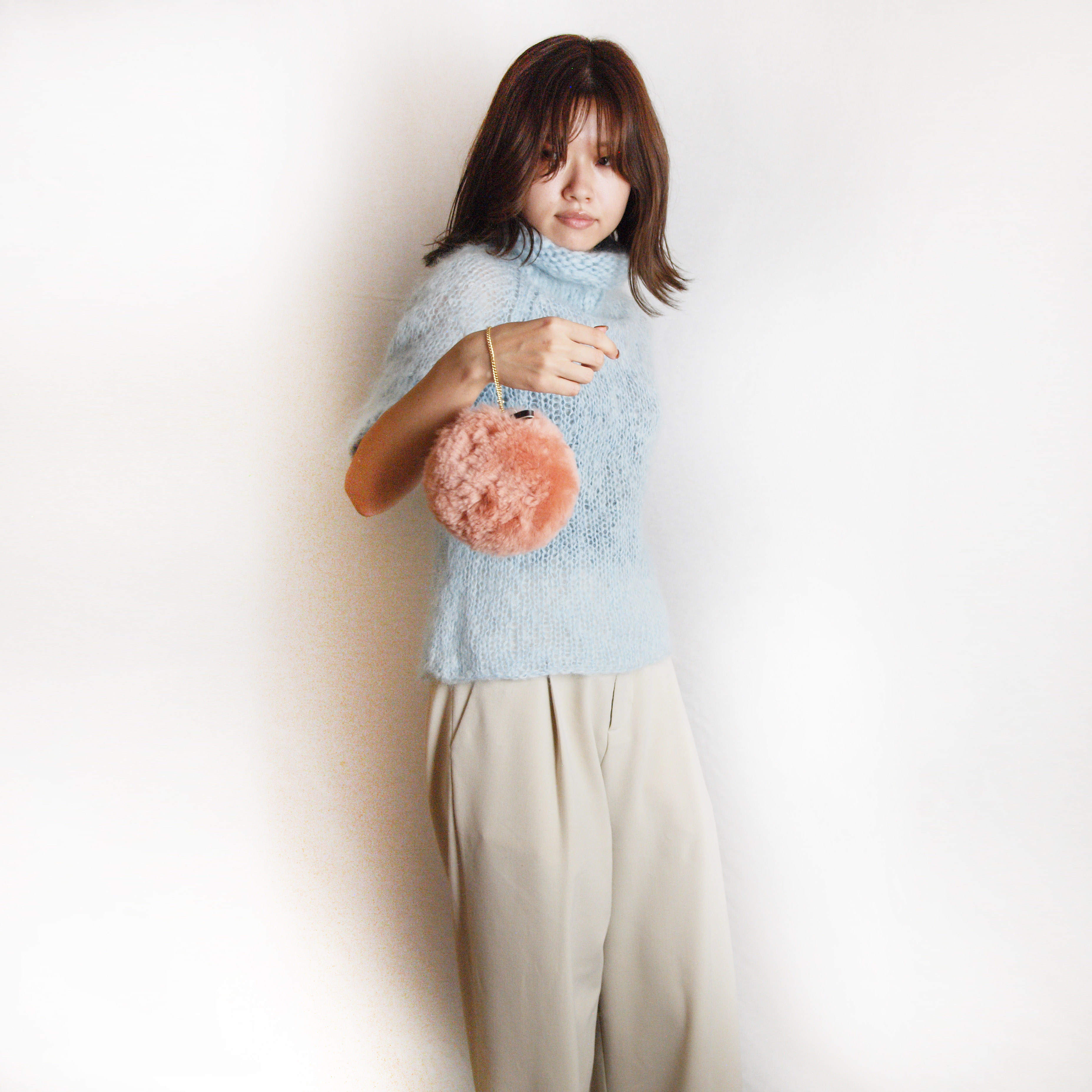 【タンプ限定/ギフトBOX】ムートンポーチ＆リップ美容液セット