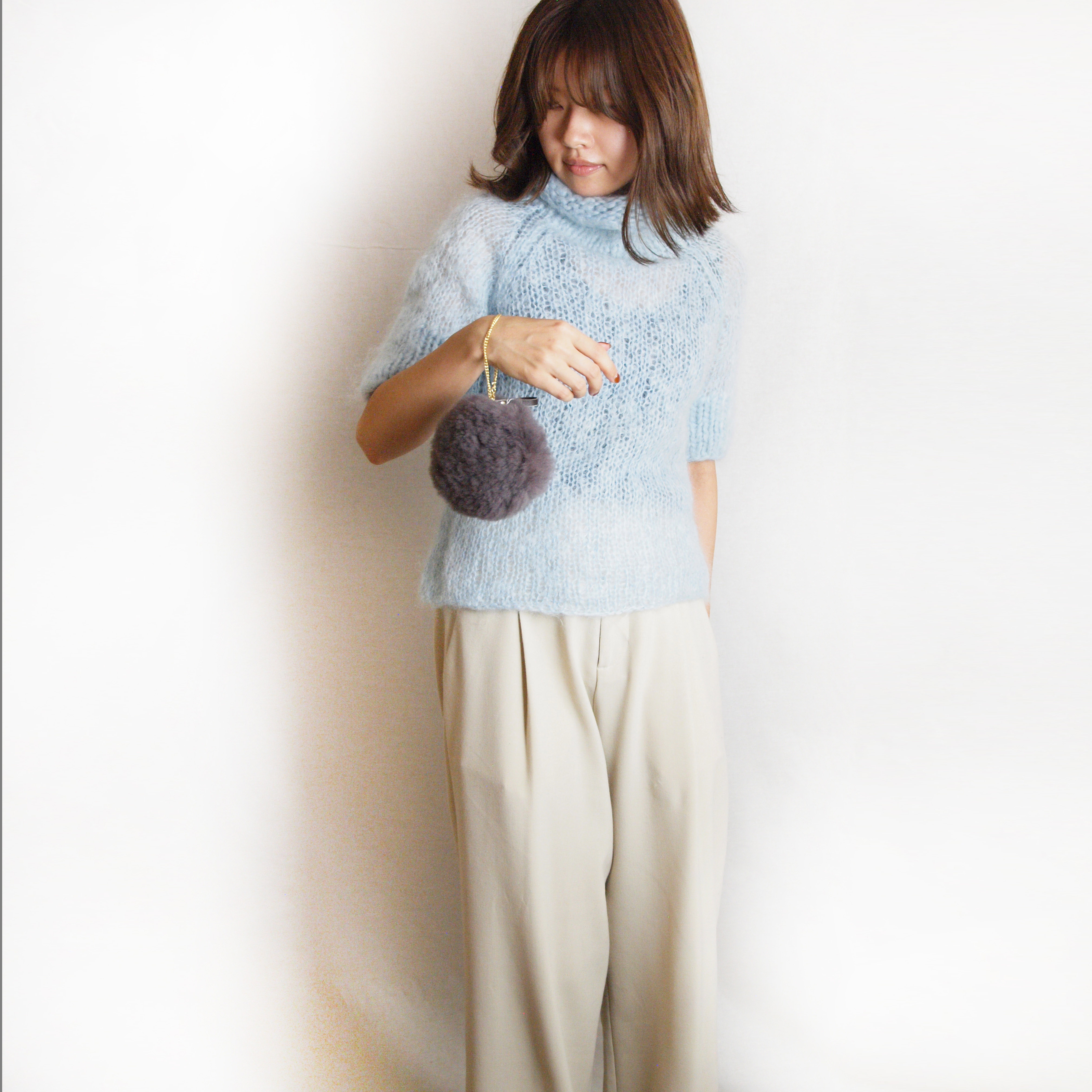 【タンプ限定/ギフトBOX】ムートンポーチ＆リップ美容液セット