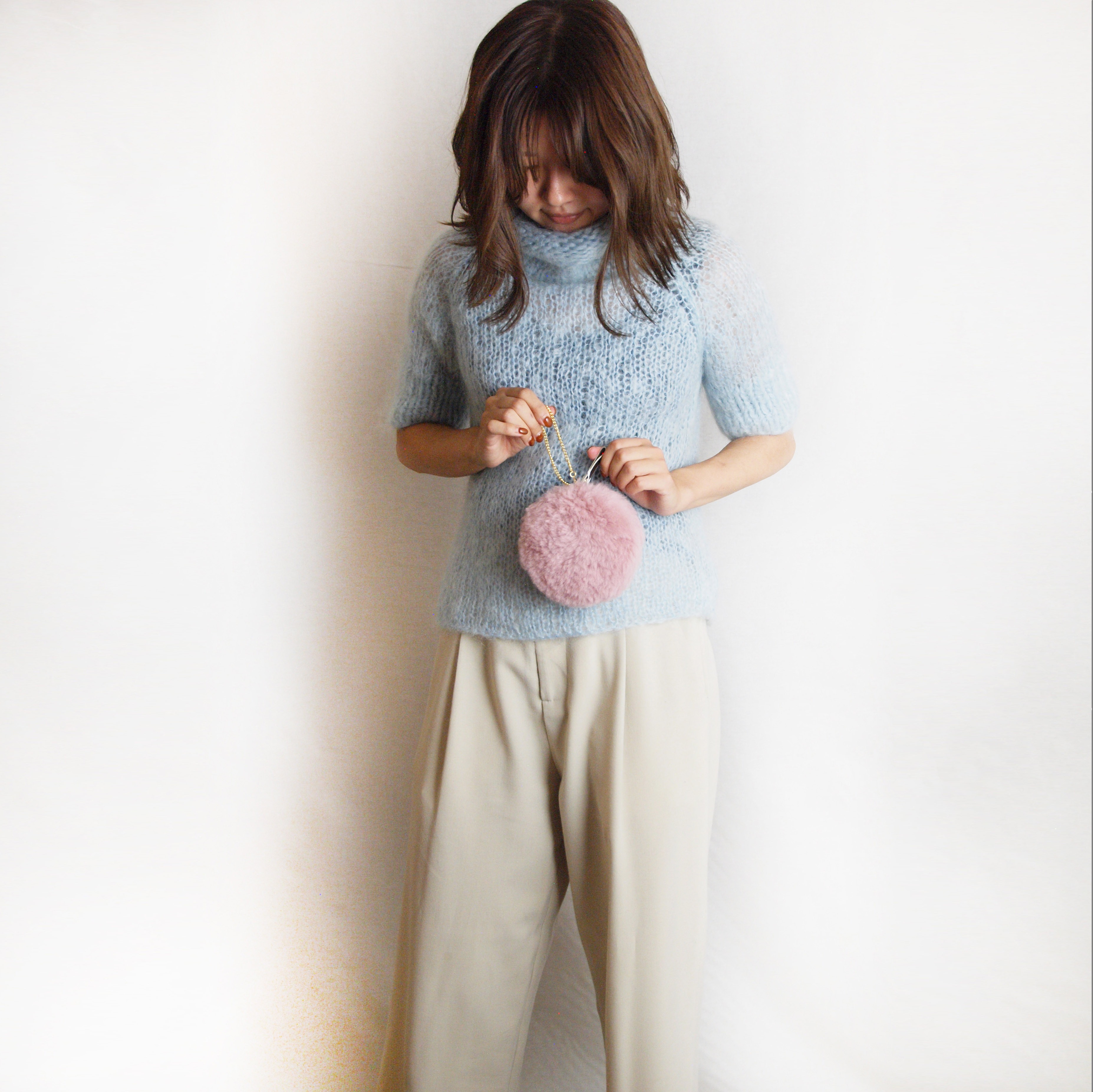 【タンプ限定/ギフトBOX】ムートンポーチ＆リップ美容液セット