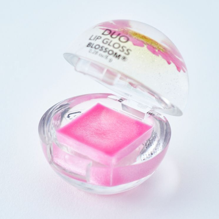 【イニシャルモチーフ！】ラブハートネックレス＆リップグロス&フラワーセット