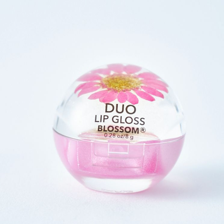 【イニシャルモチーフ！】ラブハートネックレス＆リップグロス&フラワーセット