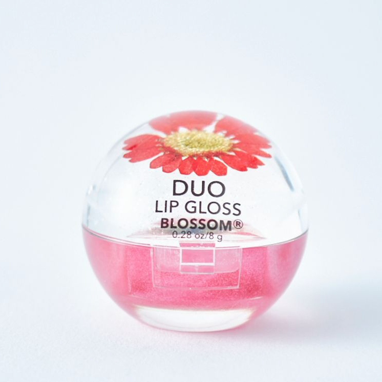 【イニシャルモチーフ！】ラブハートネックレス＆リップグロス&フラワーセット