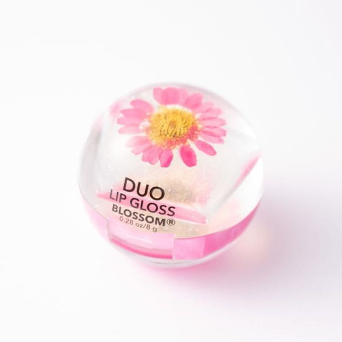 【イニシャルモチーフ！】ラブハートネックレス＆リップグロス&フラワーセット