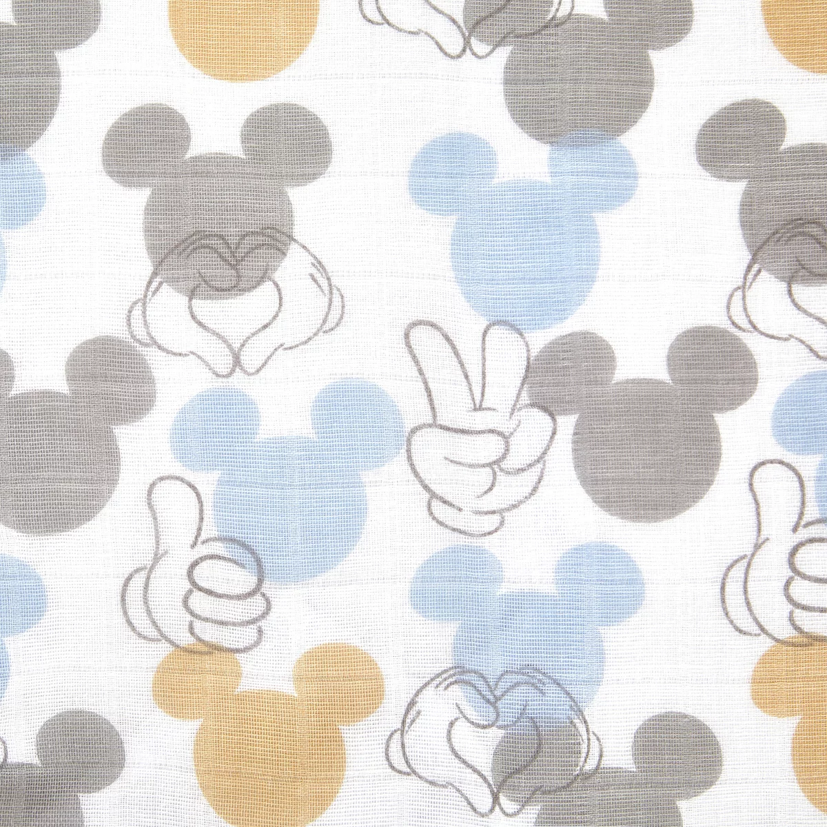 【ミッキー&ミニー】MUSLIN SWADDLES : 3-PACK（ディズニー おくるみ3枚セット）