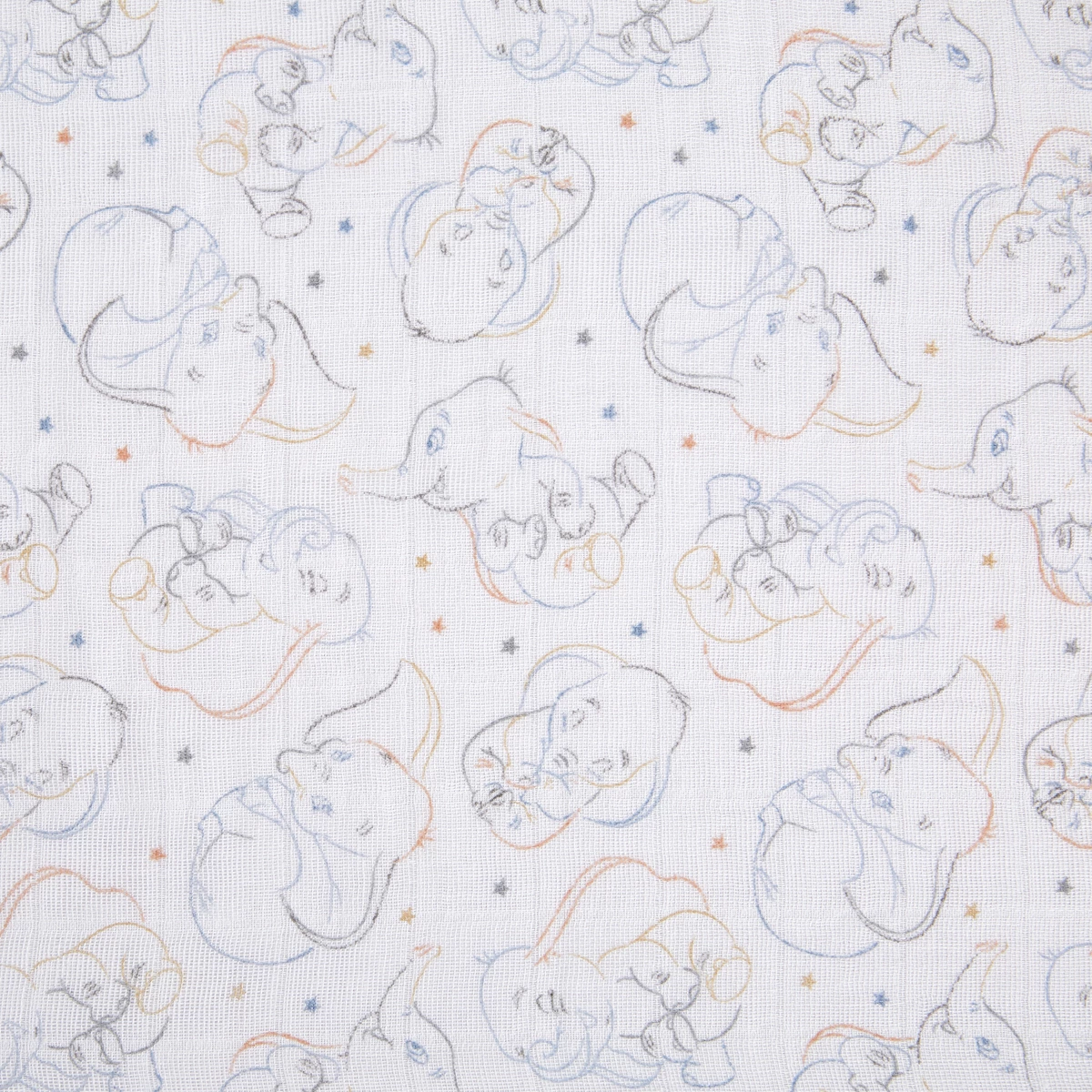 【my darling dumbo】MUSLIN SWADDLES : 3-PACK（ディズニー おくるみ 3枚セット）