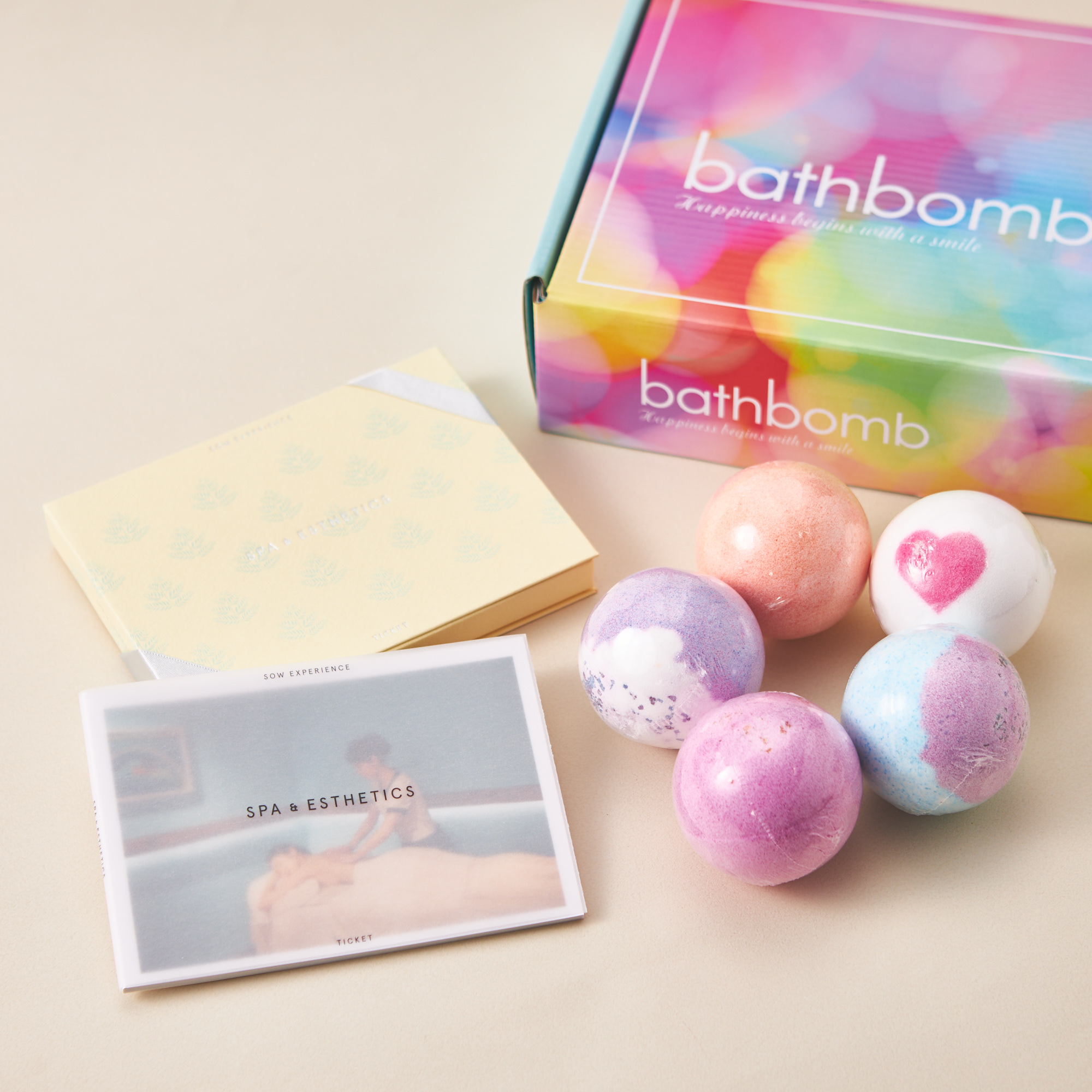 【タンプ限定】個室スパ&エステチケット関東版 + バスボム