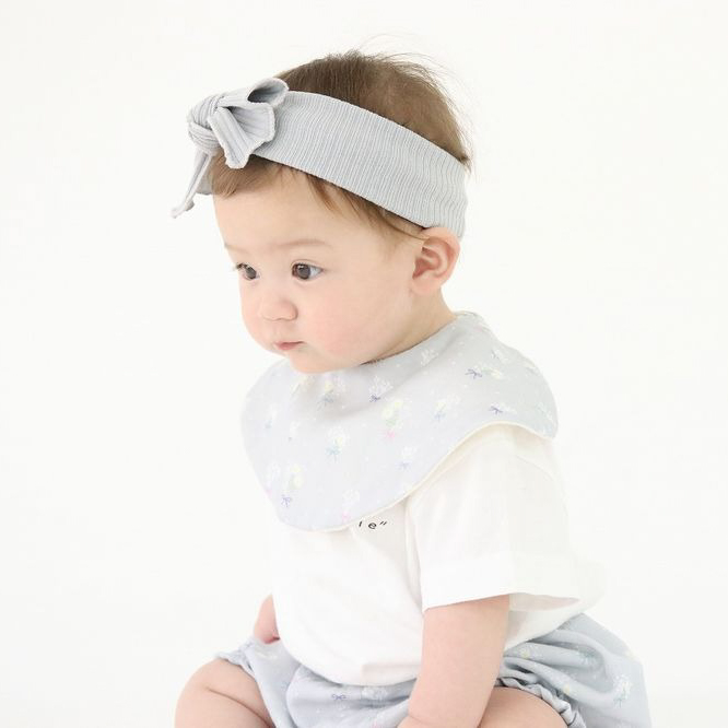 【ボックス付き】花言葉スタイ・ヘアバンド・グローブイニシャルセット