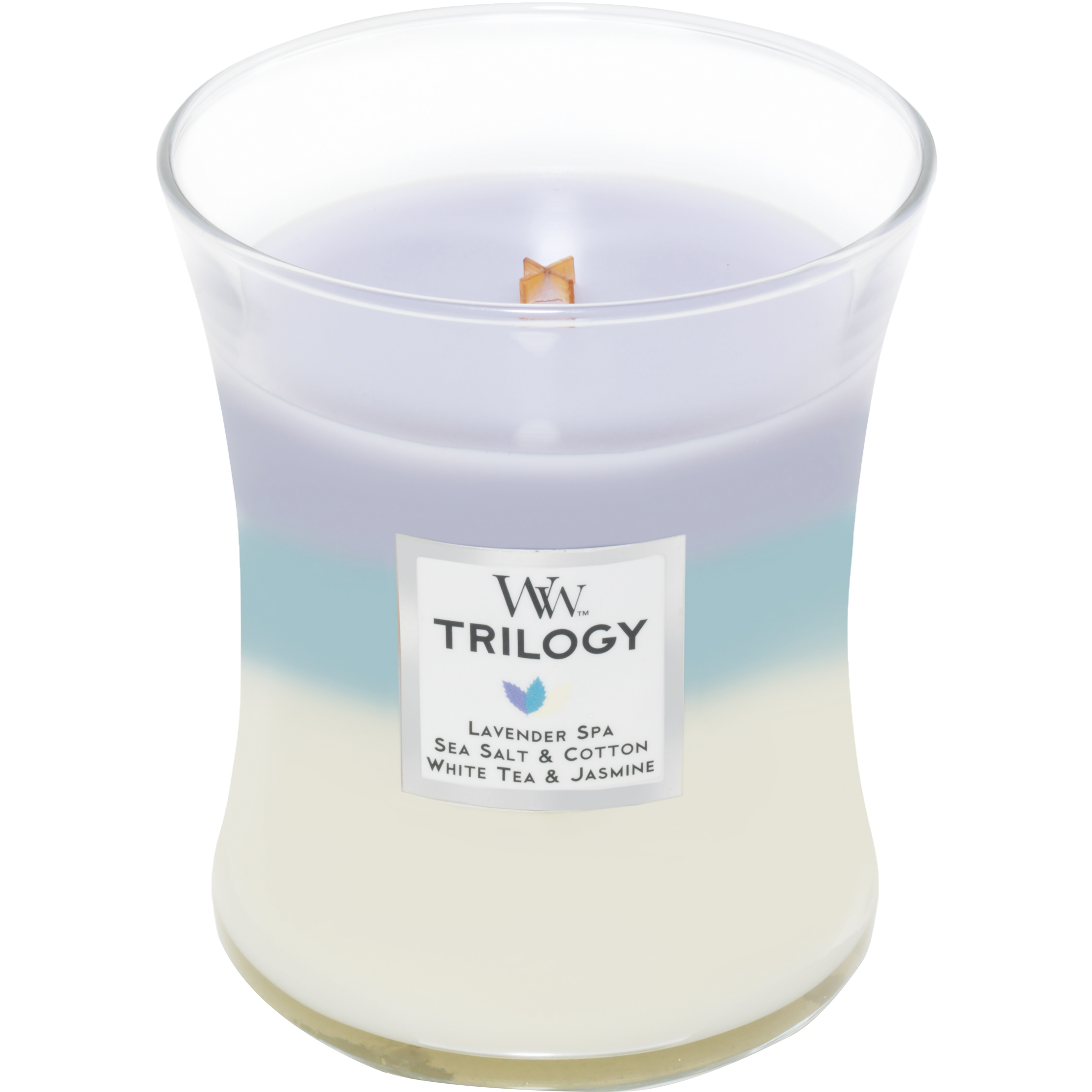 WoodWickトリロジーキャンドルwithシェードMセット