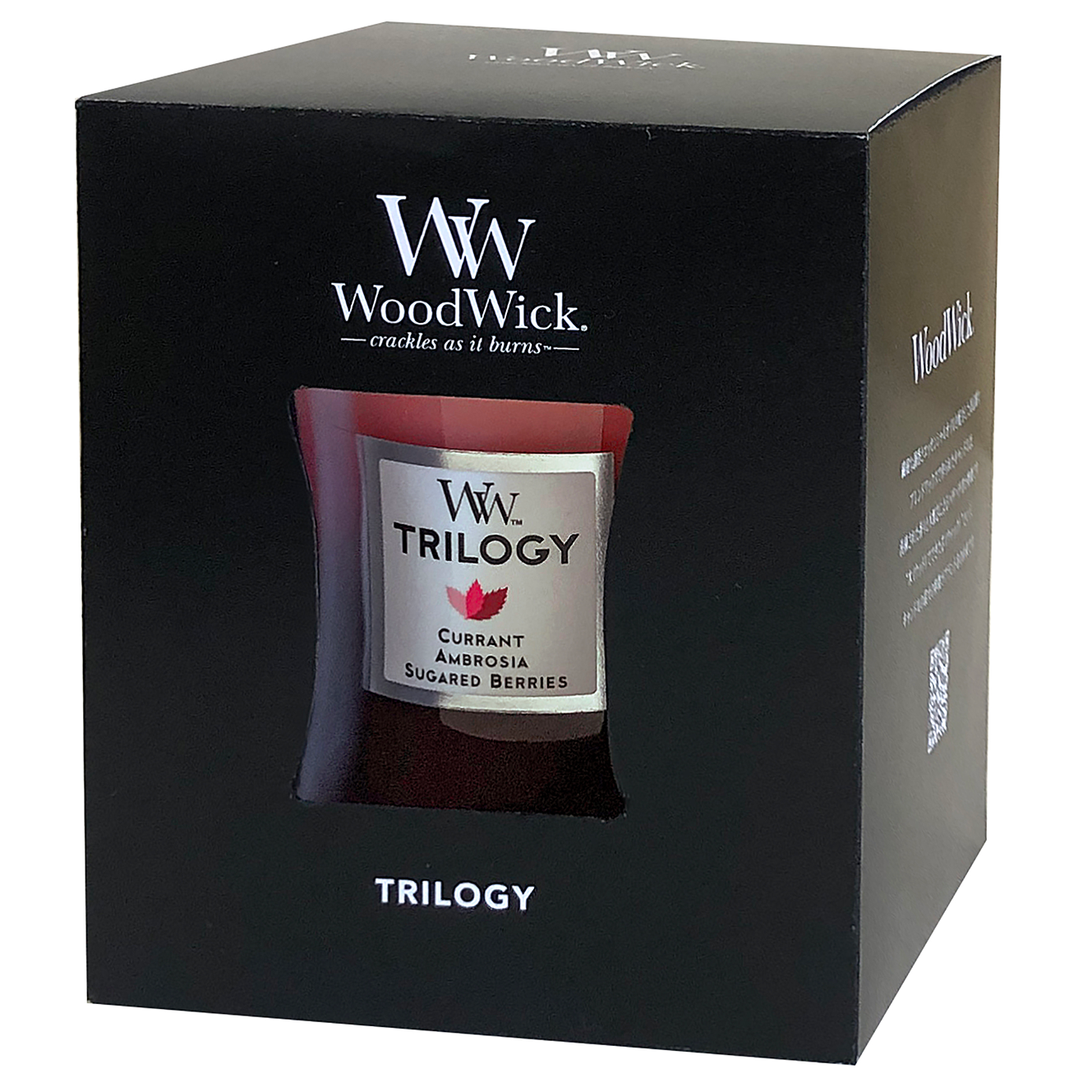 WoodWickトリロジーキャンドルwithシェードMセット