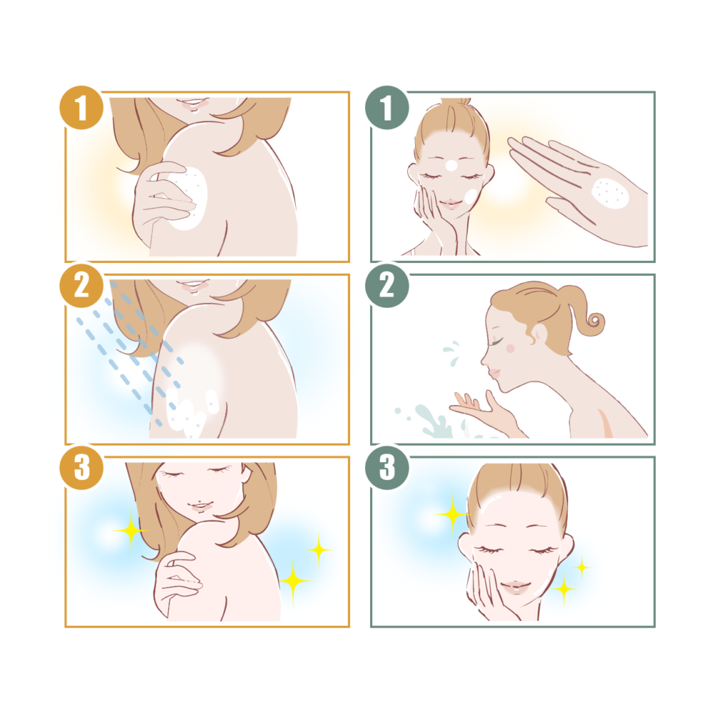 オーガニックフレグランスクッションスクラブ